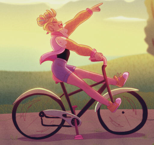 Bike or sitting prop.